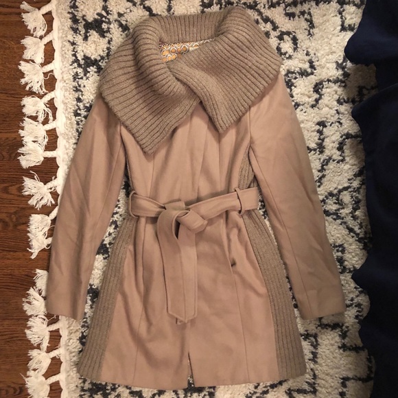 elevenses Jackets & Blazers - Anthropologie Elevenses Judith Beige Coat